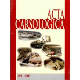 ACTA Carsologica Journal 2007 - Band 36/1