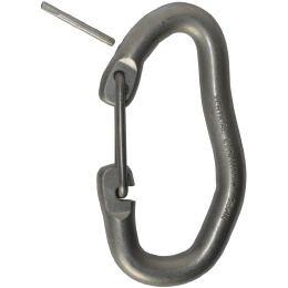 Vertical Karabiner Edelstahl mit Pin